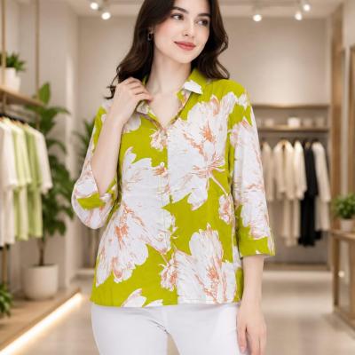 Floral Printed Casual Shirt For Women