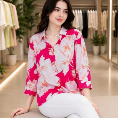 Floral Printed Casual Shirt For Women
